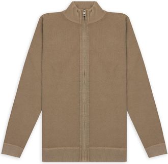Aspact Anya - Heren - Vesten met rits - Beige - L - Hoodies & sweatvesten