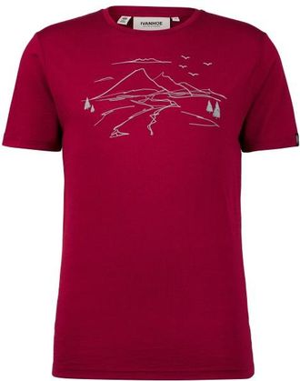 Ivanhoe of Sweden Underwool Ceasar Exclusive Merinoshirt - Unisex | rot