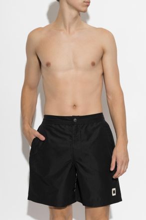 Amiri Swim Shorts, Mens, Black