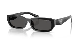 Prada Grey Rectangular Ladies Sunglasses PR B06SF 16K08Z 55
