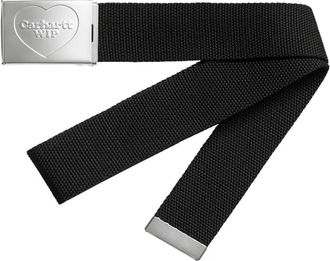 Carhartt Work in Progress Riem met gegraveerd logo - Zwart