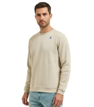 K-Way Beige Crew Neck Sweatshirt