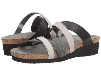 Naot Roxana Womens Shoes Black Fabric/Gloss Black Stretch/Light Gray Stretch : EU 41 (US Womens 10) M, Textile