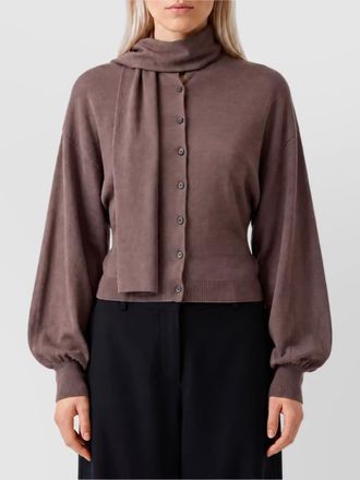 Jacquemus silk fitted cardigan