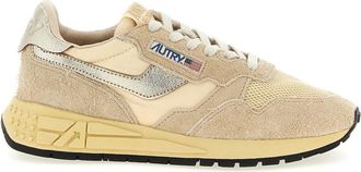 Autry Beige Logo Sneakers