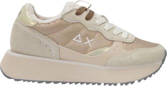 Sun 68 Big Ally Teddy - Dames - Sneakers - Beige - 36 EU - Nylon - Schoenen