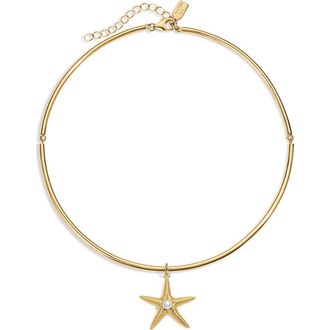 Electric Picks Current Collar Necklace in Gold at Nordstrom