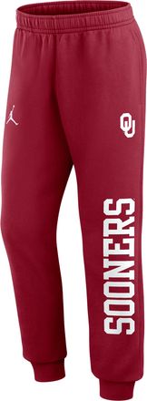 Nike Jordan Mens Oklahoma Primetime Club Jordan Brand College Jogger Pants in Red | 0JSU69WOKN-YUW