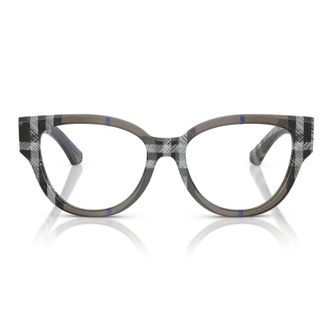 Burberry BE24214147 Check Pattern Eyeglasses - Gray