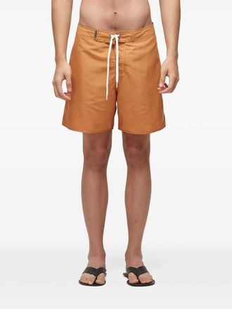 Osklen Surf Old drawstring swim shorts - Orange