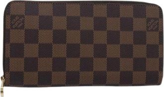 Louis Vuitton Pre-owned Wallets, female, Brown, Size: ONE SIZE Pre-owned Canvas Wallet