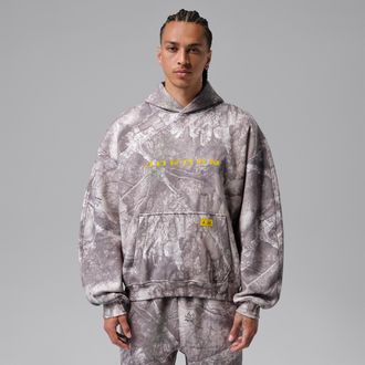 Nike Jordan Mens Jordan Brooklyn Realtree Fleece Pullover Hoodie in White | IM8982-100