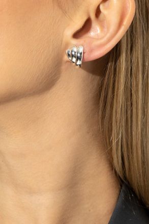 LI&Eacute; STUDIO Earrings The Magda, Womens, Silver