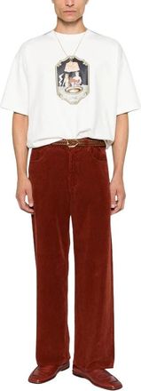 Dr&ocirc;le de Monsieur Cocktail T-shirt - Heren - T-shirts - Wit - L - Katoen - Tops