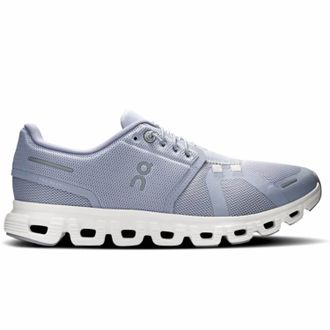 On Womens Cloud 6 Running Shoe In Nimbus White
