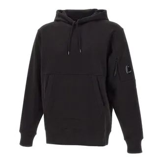 C.P. Company Hoodies, male, Black, Size: M C.p. Company Sweaters Black