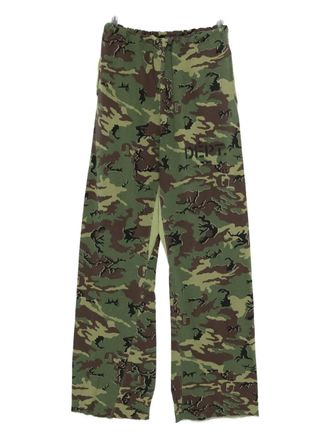 Gallery Dept. x Josu&eacute; Thomas camouflage-pattern track pants - Verde