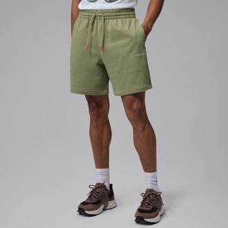 Nike Jordan Mens Jordan Flight Fleece Shorts in Black | IW6374-010