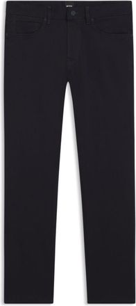 BOSS Delaware slim-fit trousers in fade-resistant twill