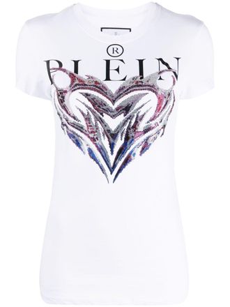 Philipp Plein T-shirt con stampa grafica - Bianco