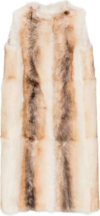 Yves Salomon lamb-shearling gilet - Neutrals
