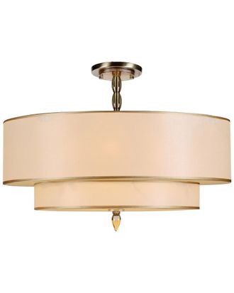 Crystorama 5-Light Luxo Semi Flush Mount