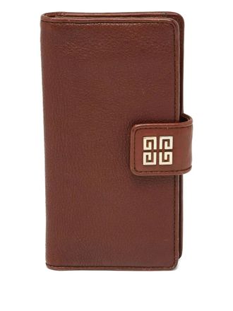 Givenchy Logo Flap Continental portemonnee - Bruin