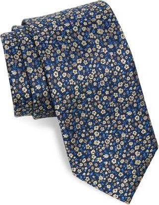 Tommy Hilfiger Amora Floral Tie in Taupe at Nordstrom Rack