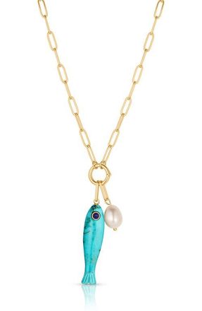 Thatch Fortuna Colette Necklace in Howlite at Nordstrom