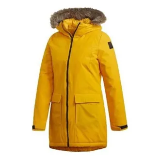 adidas (WMNS) adidas Sportswear Xploric Parka Asia Sizing Yellow DZ1497