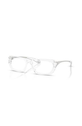 Diesel 54mm Rectangle optical glasses in Transparent at Nordstrom