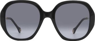 Carolina Herrera Grey Gradient Butterfly Ladies Sunglasses CH 0019/S 0807/9O 54