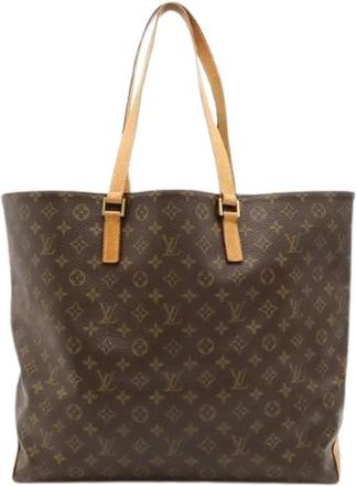 Louis Vuitton Pre-owned Monogram Canvas Cabas Alto Tote Bag - Dames - Vintage Shopper - Bruin - ONE Size - Vintage
