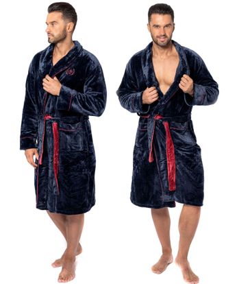 Rea Rea - Albornoz Roger Navy Red Men L