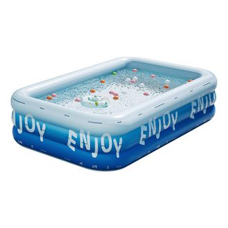 OEM Piscina Hinchable Para Exteriores Accesorios De Juego Estables Con Tubos Rectangulares Para Playa, Jard&iacute;n Y Exteriores, 150 Cm