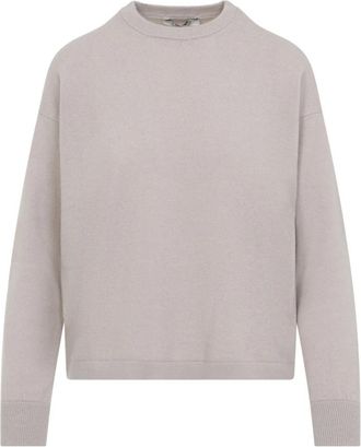 Max Mara Nebbie Pullover - Dames - Ronde hals truien - Roze - XS - Wol - Truien & Vesten