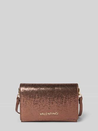 Valentino Handbags Schimmernde Handtasche mit Label-Applikation Modell EMBER in Rose Gold, Gr&ouml;&szlig;e 1