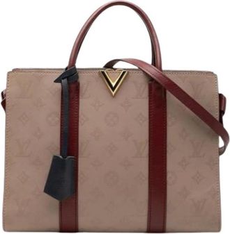 Louis Vuitton Pre-owned Monogram Tote Bag - Dames - Vintage Shopper - Bruin - ONE Size - Leer - Vintage