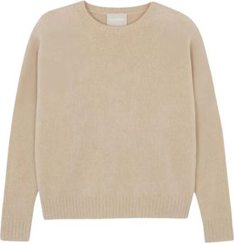 Kujten Amelie Sweater - Dames - Cashmere truien - Bruin - L - Wol - Truien & Vesten