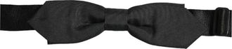 Dolce & Gabbana Strikdas - Heren - Accessoires - Zwart - ONE Size - Polyester - Accessoires