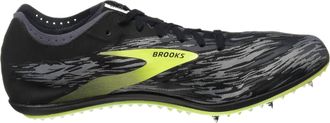 Brooks Mens Elmn8 V5 Shoes In Black/gray/green