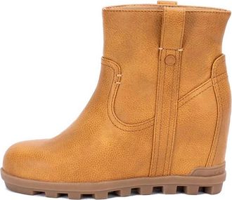 Blowfish Womens Sadie Wedge Boot In Tan