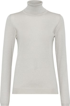 Brunello Cucinelli Lightweight sweater in Pearl Grey at Nordstrom, Size 4X-Large Eu