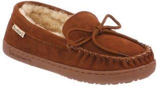 Bearpaw Moc II Slipper - Wide Width Available in Hickory at Nordstrom Rack, Size 10
