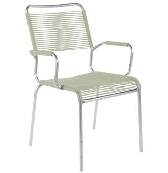 Schubiger M&ouml;bel Spaghetti-Stuhl Rigi mit Armlehnen