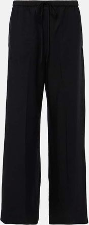 Toteme Lyocell and linen wide-leg pants
