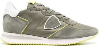 Philippe Model TRPX suede low-top sneakers - women - Suede - 36 - Green