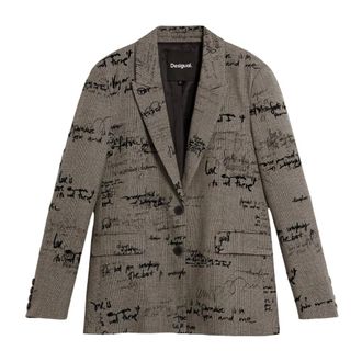 Desigual Blazers, female, Gray, Size: XS Ame_Andy Blazer