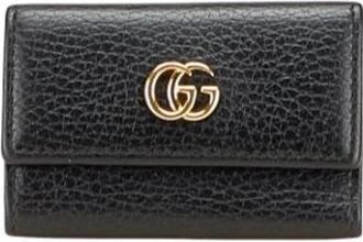 Gucci Pre-owned Leather key-holders - Dames - Vintage Accessoires - Zwart - ONE Size - Leer - Vintage