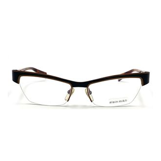 Alain Mikli Tortoiseshell AL1054 Acetate Semi-Rimless Glasses